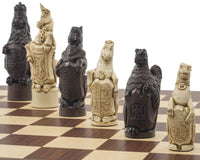 El Berkeley Chess Royal Beasts Russet y Palisander — gran juego de ajedrez