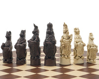 El Berkeley Chess Royal Beasts Russet y Palisander — gran juego de ajedrez