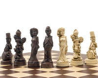 Berkeley Chess Movie Stars Russet y Palisander — Gran Juego de ajedrez