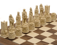 Juego de ajedrez Berkeley Chess rojizo inglés y nogal