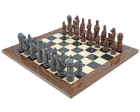 Juego de ajedrez Berkeley Chess Camelot Metal & Palisander