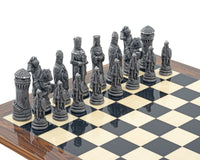 Juego de ajedrez Berkeley Chess Camelot Metal & Palisander
