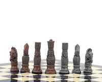 Juego de ajedrez Victorian en metal y palisandro de Berkeley Chess