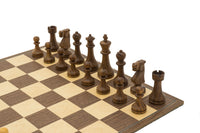 Juego de ajedrez plegable Pioneer Golden Rosewood y Walnut