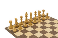 Juego de ajedrez plegable Pioneer Golden Rosewood y Walnut