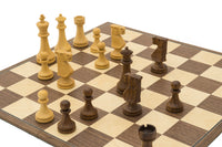 Juego de ajedrez plegable Pioneer Golden Rosewood y Walnut