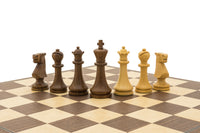 Juego de ajedrez plegable Pioneer Golden Rosewood y Walnut