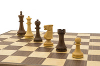 Juego de ajedrez plegable Pioneer Golden Rosewood y Walnut