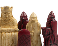 Juego de ajedrez Isla de Lewis negro y rojo