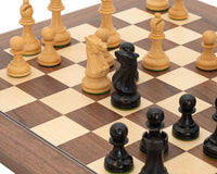 Juego de ajedrez ejecutivo de nogal de lujo