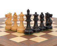 Juego de ajedrez ejecutivo de nogal de lujo