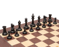 Juego de ajedrez de lujo: reproducción del Paulsen de 1853 en ébano y palisandro mongoy