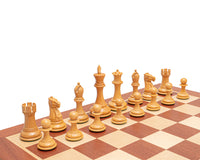 El juego de ajedrez Abingdon en negro y caoba