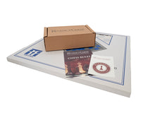 El juego de ajedrez Abingdon en negro y caoba