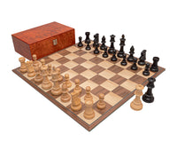 The Conquest — Juego de ajedrez plegable en nogal y negro