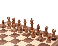 Juego de ajedrez Staunton clásico en acacia y arce
