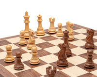 Juego de ajedrez Staunton clásico en acacia y arce