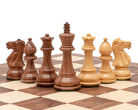 Juego de ajedrez Staunton clásico en acacia y arce