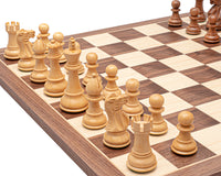 Juego de ajedrez Staunton clásico en acacia y arce