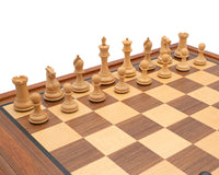 Juego de ajedrez Sovereign de ébano y caoba con armario de lujo