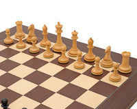 Juego de ajedrez Harrwitz Black y Mongoy con estuche para piezas de ajedrez