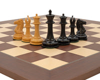 Juego de ajedrez Harrwitz Black y Mongoy con estuche para piezas de ajedrez