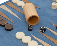 Manopoulos Set de Backgammon enrollable de ante para viaje - RAF Blue
