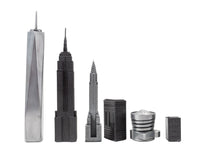 Skyline Premium - Piezas de ajedrez de metal - Edición Nueva York