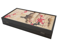 Juego de backgammon Manopoulos Oriental Cherry Blossom